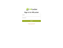 Tablet Screenshot of login.hrlocker.com
